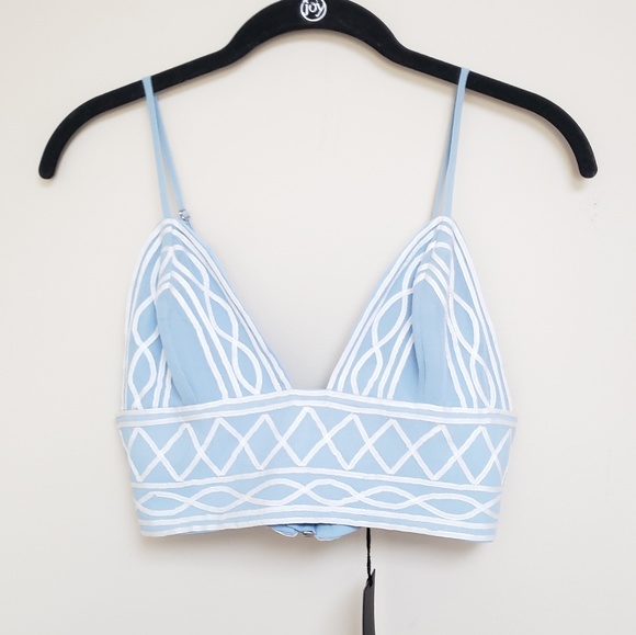 NBD Tops - NWT NBD Revolve Always This Late Ribbon Tank Crop